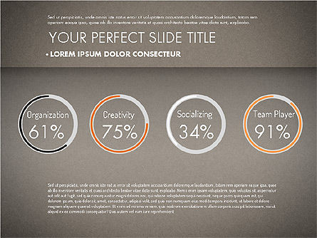 Bedrijfs creativiteit presentatiesjabloon, Dia 19, 02168, Presentatie Templates — PoweredTemplate.com