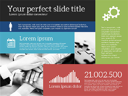 Company presentatiesjabloon, Dia 11, 02173, Presentatie Templates — PoweredTemplate.com