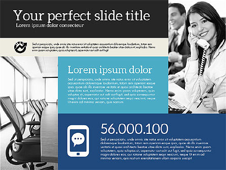 Company presentatiesjabloon, Dia 14, 02173, Presentatie Templates — PoweredTemplate.com