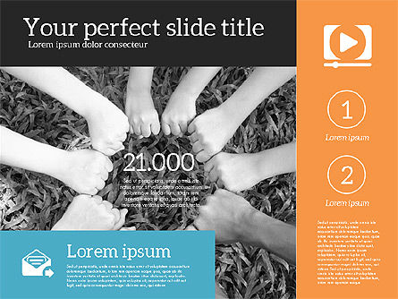 Company presentatiesjabloon, Dia 16, 02173, Presentatie Templates — PoweredTemplate.com