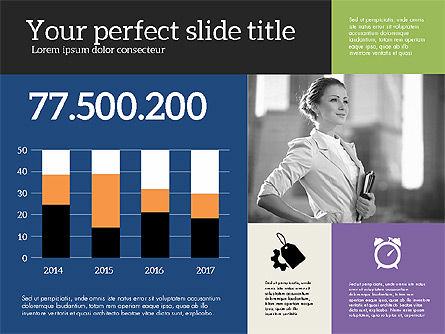 Company Presentation Template, Slide 17, 02173, Presentation Templates — PoweredTemplate.com