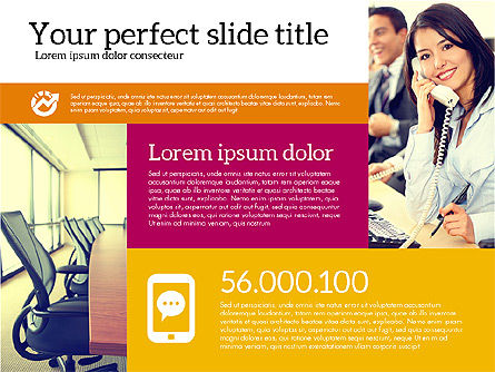 Company Presentation Template, Slide 4, 02173, Presentation Templates — PoweredTemplate.com