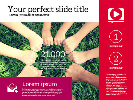 Company presentatiesjabloon, Dia 6, 02173, Presentatie Templates — PoweredTemplate.com