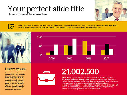 Company presentatiesjabloon, Dia 9, 02173, Presentatie Templates — PoweredTemplate.com