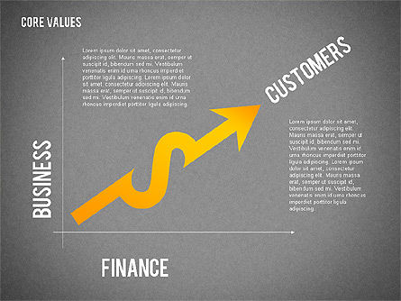 Concept de présentation des valeurs fondamentales, Diapositive 13, 02183, Modèles commerciaux — PoweredTemplate.com