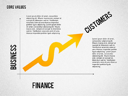 Concept de présentation des valeurs fondamentales, Diapositive 5, 02183, Modèles commerciaux — PoweredTemplate.com
