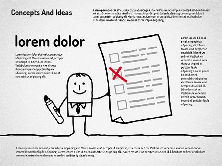 Concepts et idées avec des personnages, Diapositive 4, 02186, Formes — PoweredTemplate.com