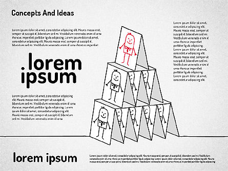 Concepts et idées avec des personnages, Diapositive 5, 02186, Formes — PoweredTemplate.com