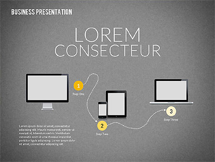Business Presentation Template, Slide 10, 02190, Presentation Templates — PoweredTemplate.com