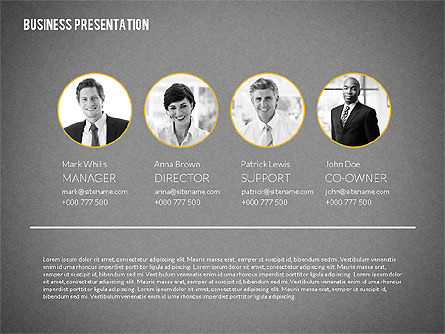 Business Presentation Template, Slide 9, 02190, Presentation Templates — PoweredTemplate.com