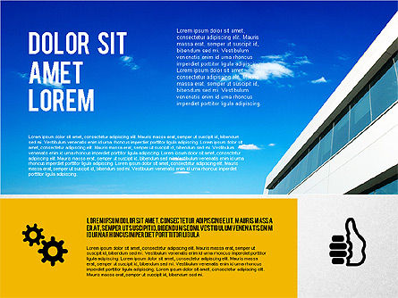 Modern bureau presentatiesjabloon, PowerPoint-sjabloon, 02194, Presentatie Templates — PoweredTemplate.com