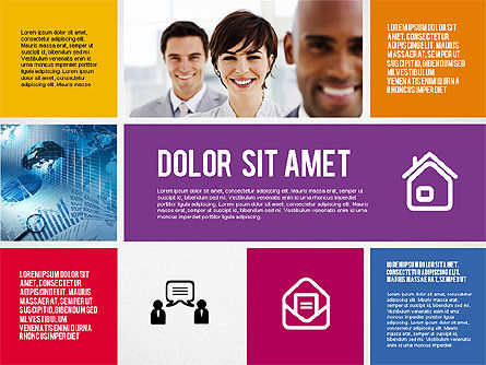 Modern bureau presentatiesjabloon, Dia 5, 02194, Presentatie Templates — PoweredTemplate.com
