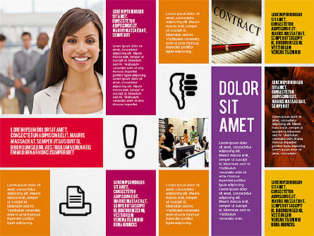 Plantilla Moderna de Presentación de la Agencia, Diapositiva 8, 02194, Plantillas de presentación — PoweredTemplate.com