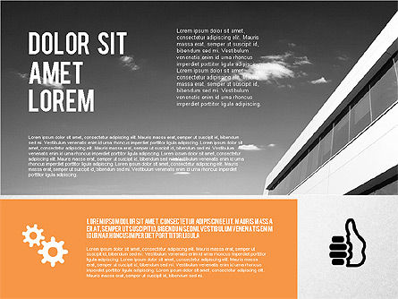 Plantilla Moderna de Presentación de la Agencia, Diapositiva 9, 02194, Plantillas de presentación — PoweredTemplate.com