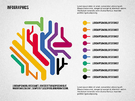 Elementos Infográficos, Diapositiva 7, 02195, Infografías — PoweredTemplate.com