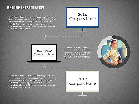 Art Director Resume Template, Slide 15, 02198, Presentation Templates — PoweredTemplate.com