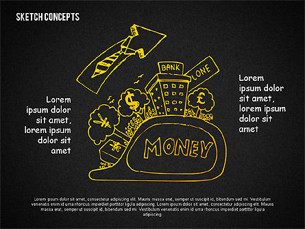 De l'idée au modèle de présentation de l'argent, Diapositive 16, 02201, Modèles de présentations — PoweredTemplate.com
