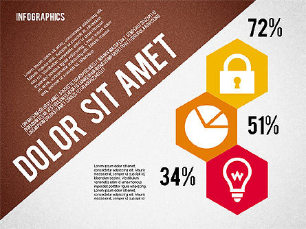 Infographics가있는 프리젠 테이션 템플릿, 슬라이드 4, 02202, 프레젠테이션 템플릿 — PoweredTemplate.com