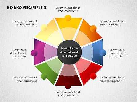 Plantilla elegante de la presentación del negocio, Diapositiva 6, 02213, Plantillas de presentación — PoweredTemplate.com