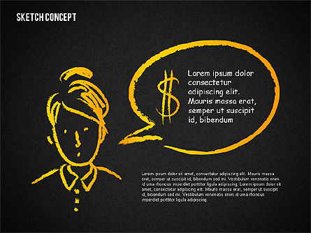 비즈니스 전략 도형, 슬라이드 11, 02214, 모양 — PoweredTemplate.com