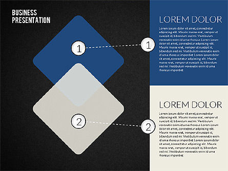Formes plates avec légende, Diapositive 14, 02220, Formes — PoweredTemplate.com