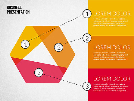 Formas planas con leyenda, Diapositiva 2, 02220, Formas — PoweredTemplate.com