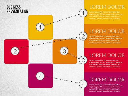 Formes plates avec légende, Diapositive 7, 02220, Formes — PoweredTemplate.com