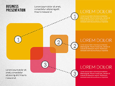 Formes plates avec légende, Diapositive 8, 02220, Formes — PoweredTemplate.com
