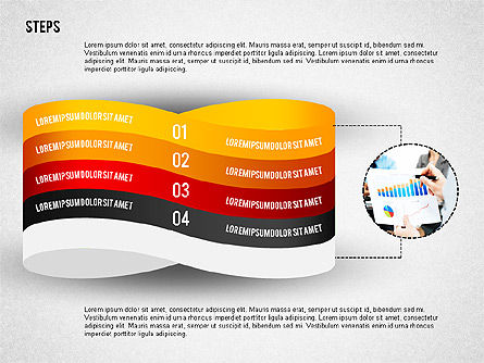 写真付きのメビウスストリップ, スライド 7, 02221, 段階図 — PoweredTemplate.com