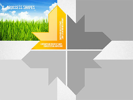 Formats de processus avec des photos, Diapositive 5, 02223, Schémas de procédés — PoweredTemplate.com