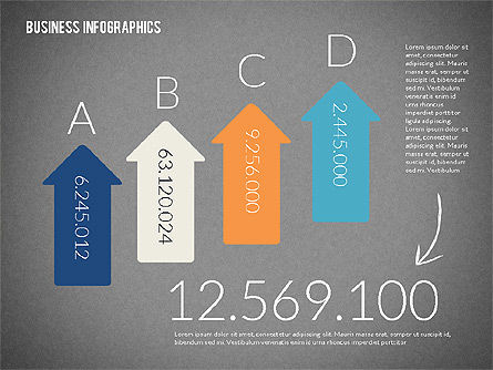 ビジネスインフォグラフィックス, スライド 16, 02224, インフォグラフィック — PoweredTemplate.com