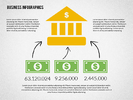 Infographics do negócio, Deslizar 6, 02224, Infográficos — PoweredTemplate.com
