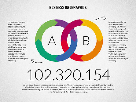 Infographics do negócio, Deslizar 7, 02224, Infográficos — PoweredTemplate.com