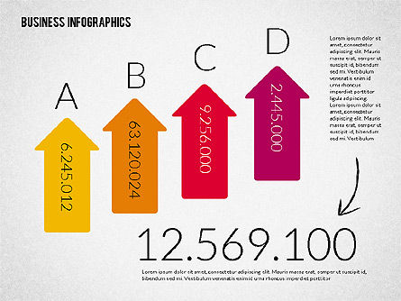 Infographics do negócio, Deslizar 8, 02224, Infográficos — PoweredTemplate.com