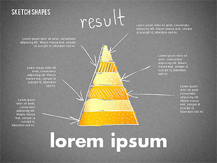 Diagrammi stile schizzo e forme, Slide 10, 02227, Modelli di lavoro — PoweredTemplate.com