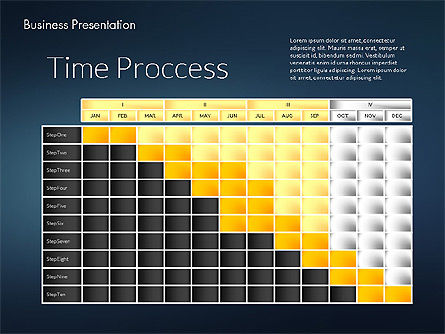Modern Business Presentation Template, Slide 11, 02228, Presentation Templates — PoweredTemplate.com