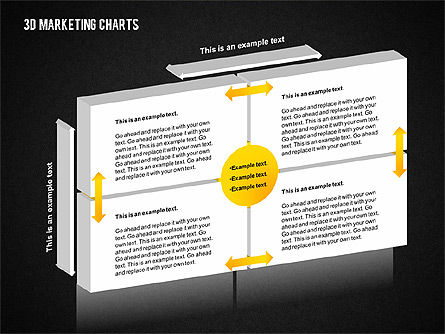 Gráfico de Marketing en 3D, Diapositiva 10, 02229, Modelos de negocios — PoweredTemplate.com