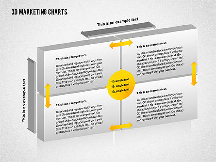 3D Marketing Chart, Slide 2, 02229, Business Models — PoweredTemplate.com