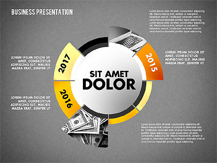 Zakelijke project presentatiesjabloon, Dia 11, 02235, Presentatie Templates — PoweredTemplate.com