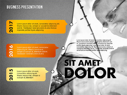 Plantilla de presentación de proyectos empresariales, Diapositiva 12, 02235, Plantillas de presentación — PoweredTemplate.com
