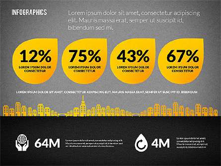 Consumo de agua Infografía, Diapositiva 13, 02236, Infografías — PoweredTemplate.com