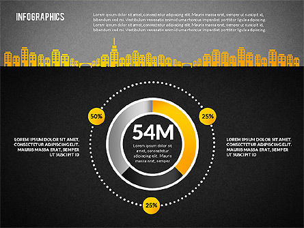Infographie de consommation d'eau, Diapositive 14, 02236, Infographies — PoweredTemplate.com