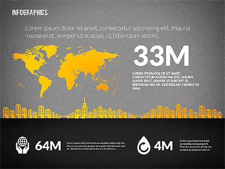 Infografica Consumo di acqua, Slide 16, 02236, Infografiche — PoweredTemplate.com