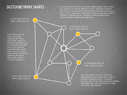 コミュニティーとネットワーキングの図形, スライド 11, 02238, 図形 — PoweredTemplate.com