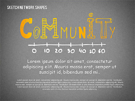 社区和网络形状, 幻灯片 9, 02238, 形状 — PoweredTemplate.com