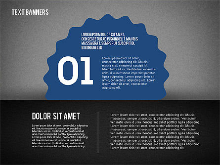 Banners de texto, Diapositiva 12, 02242, Cuadros de texto — PoweredTemplate.com