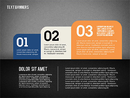 Banners de texto, Diapositiva 13, 02242, Cuadros de texto — PoweredTemplate.com