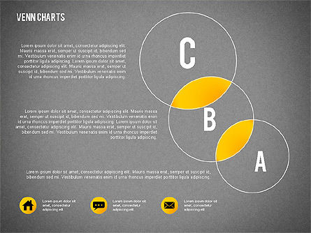 Venn charts, Dia 12, 02248, Businessmodellen — PoweredTemplate.com