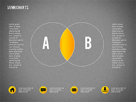 Gráficos de Venn, Diapositiva 9, 02248, Modelos de negocios — PoweredTemplate.com