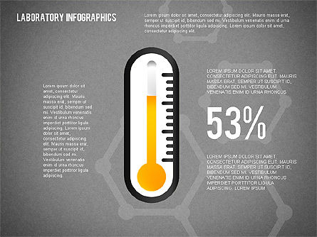 Infografía analítica de laboratorio, Diapositiva 13, 02249, Infografías — PoweredTemplate.com